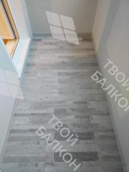 Отделка балкона с утеплением в многоквартирном доме