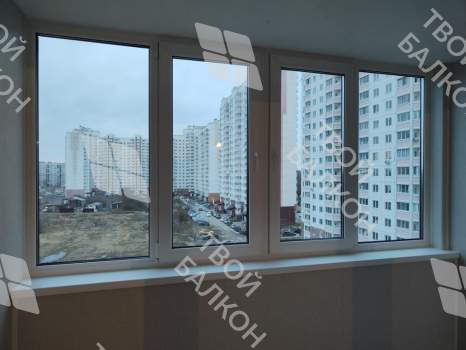 Отделка балкона с утеплением в многоквартирном доме