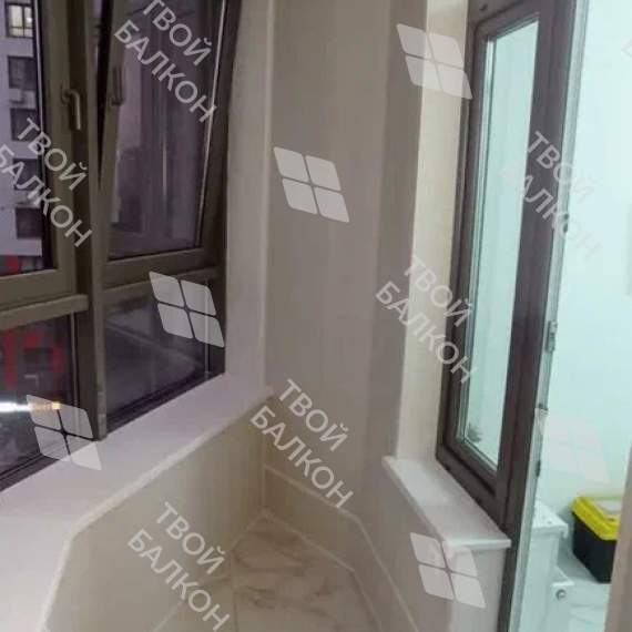 Отделка балкона с утепление в многоквартирном доме Отделка балкона с утепление в многоквартирном доме