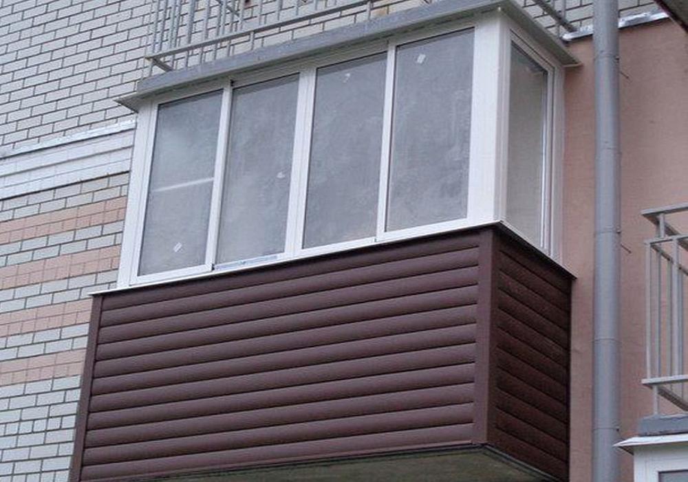 Цена отделки балкона виниловой вагонкой